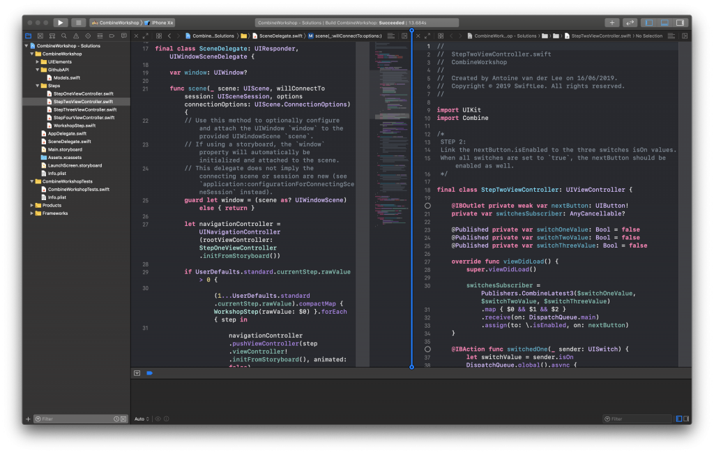 Open a new editor with the Destination Chooser