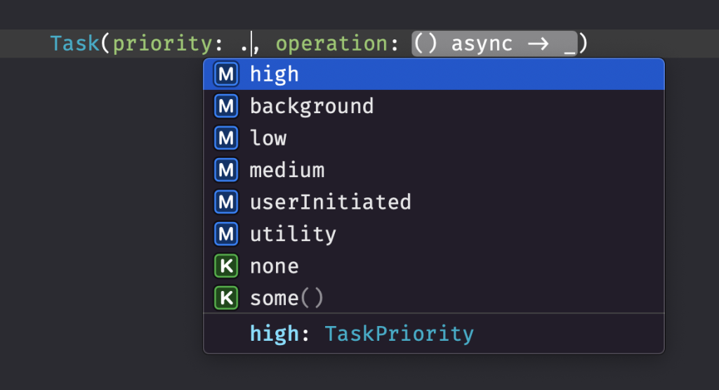 We can manage the order of tasks execution by setting the priority