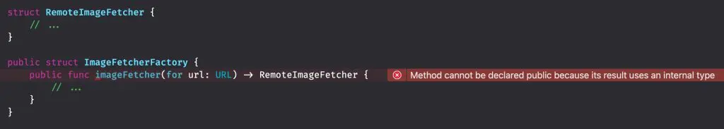 Without using opaque types using the some keyword, we might need to expose more code than intended.