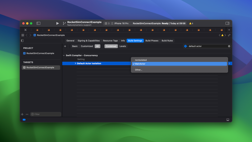 You can change the default actor isolation to @MainActor within Xcode's build settings.
