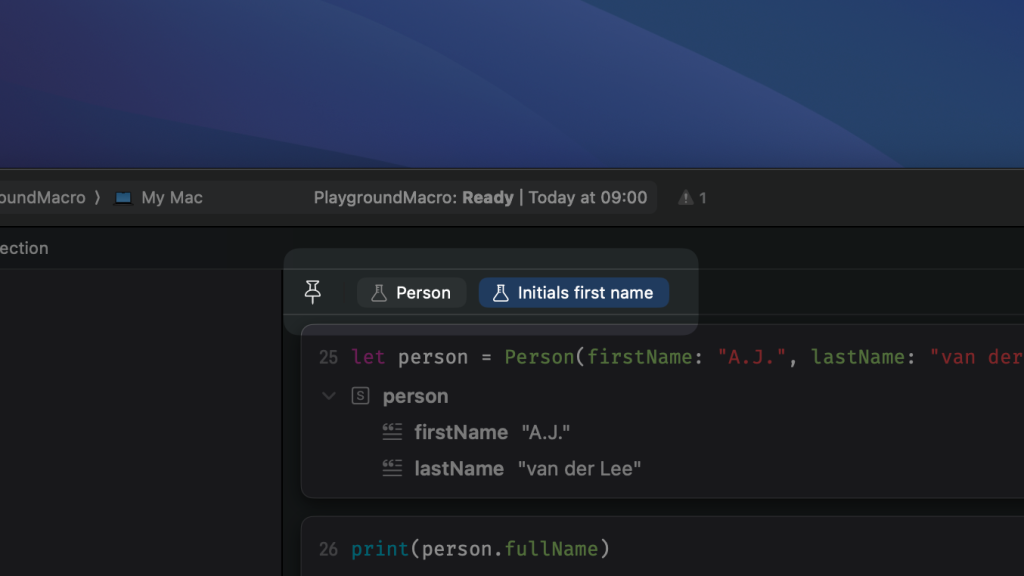 You can use the tabs at the top to navigate between multiple #Playground macros.