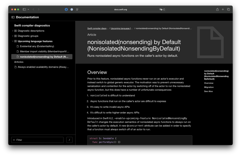 Extended documentation helps you better understand migration tooling warnings.