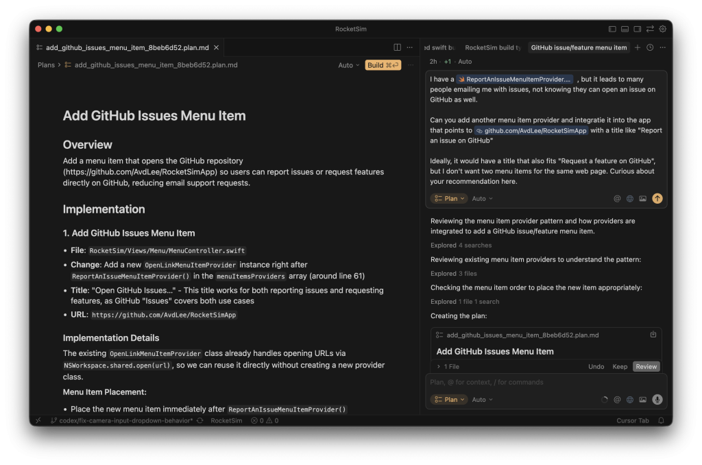 AI Agents drastically improved the outcome of my tasks, reducing time spent on code review or fixes.