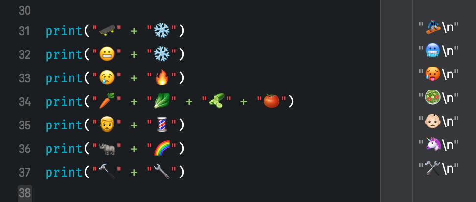 Custom operators in Swift to calculate with emojis