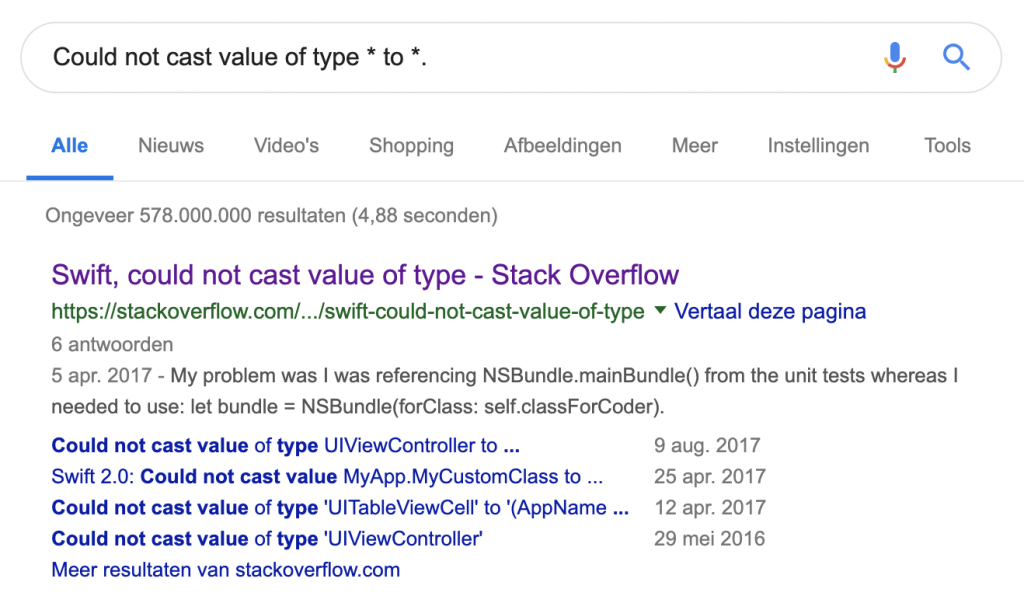 Developer Productivity boost using asterisks in search terms