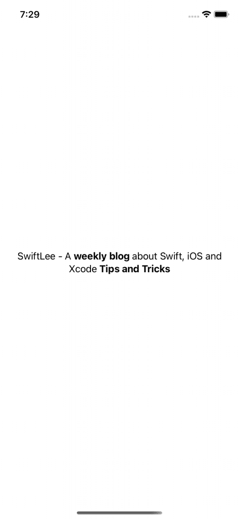 Creating a SwiftUI Text View with multiple weights