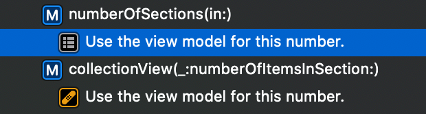 An example `// TODO:` mark comment.