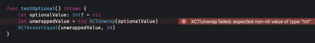 downcast only unwraps optionals