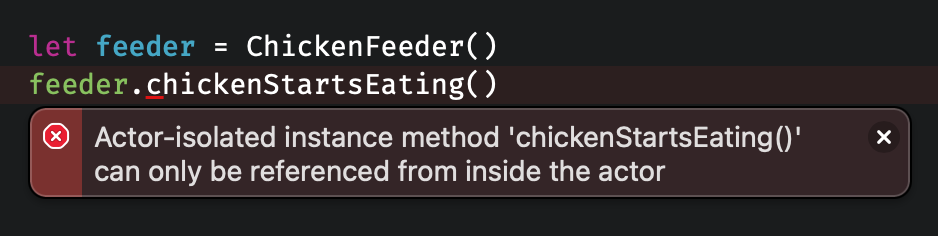 Methods in Actors are isolated for synchronized access.