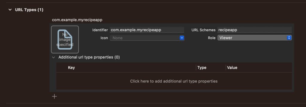 You can configure deeplinks inside Xcode's URL Types section.