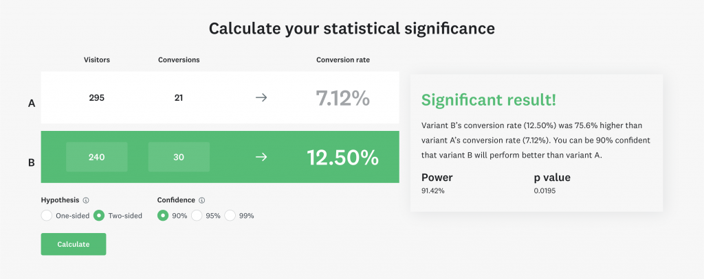 Statistical Significance prevents you from getting false positives out of app experiments.