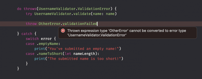 Typed throws in Swift explained with code examples - SwiftLee