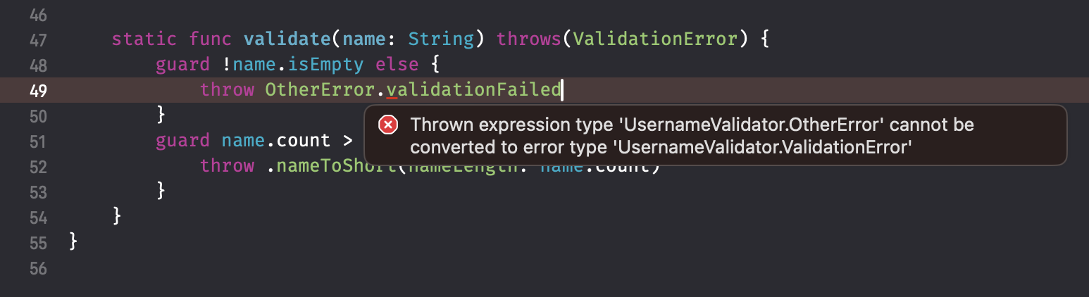 Typed throws in Swift explained with code examples - SwiftLee