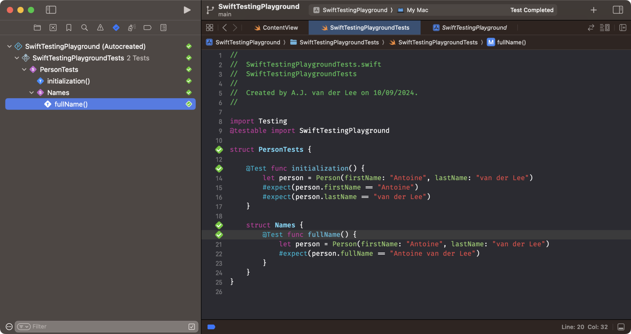 Swift Testing explained with code examples
