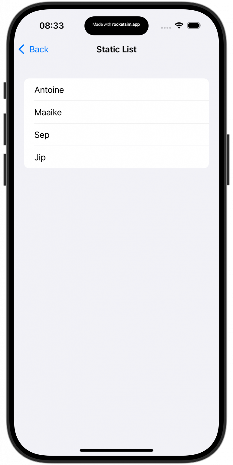 SwiftUI Lists: Present rows of data explained with code examples
