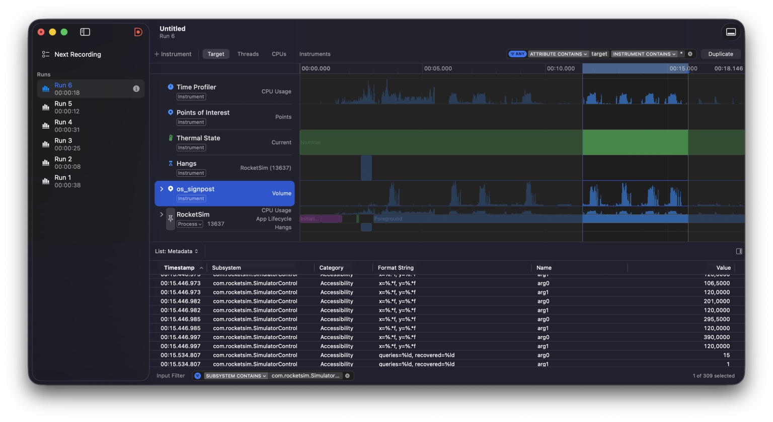 Xcode Instruments Time Profiler: Improve performance with AI